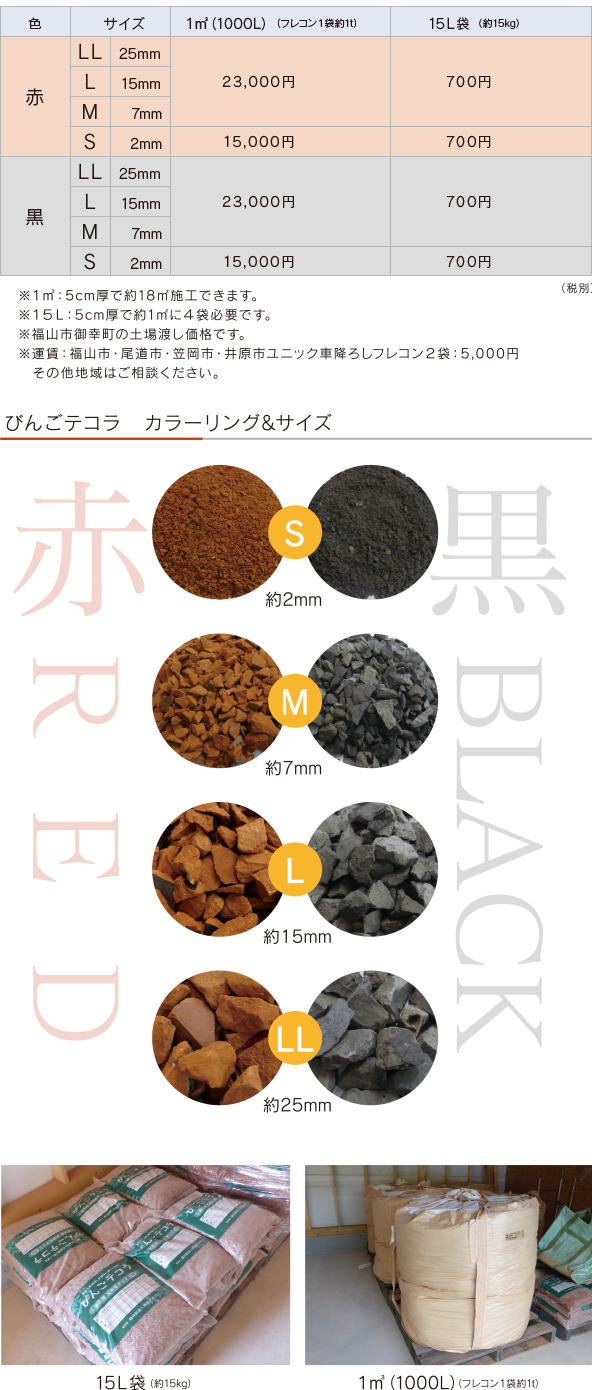 びんごテコラ価格